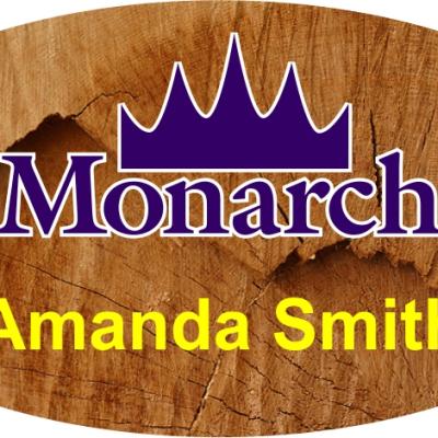 Monarch Oval Badge
